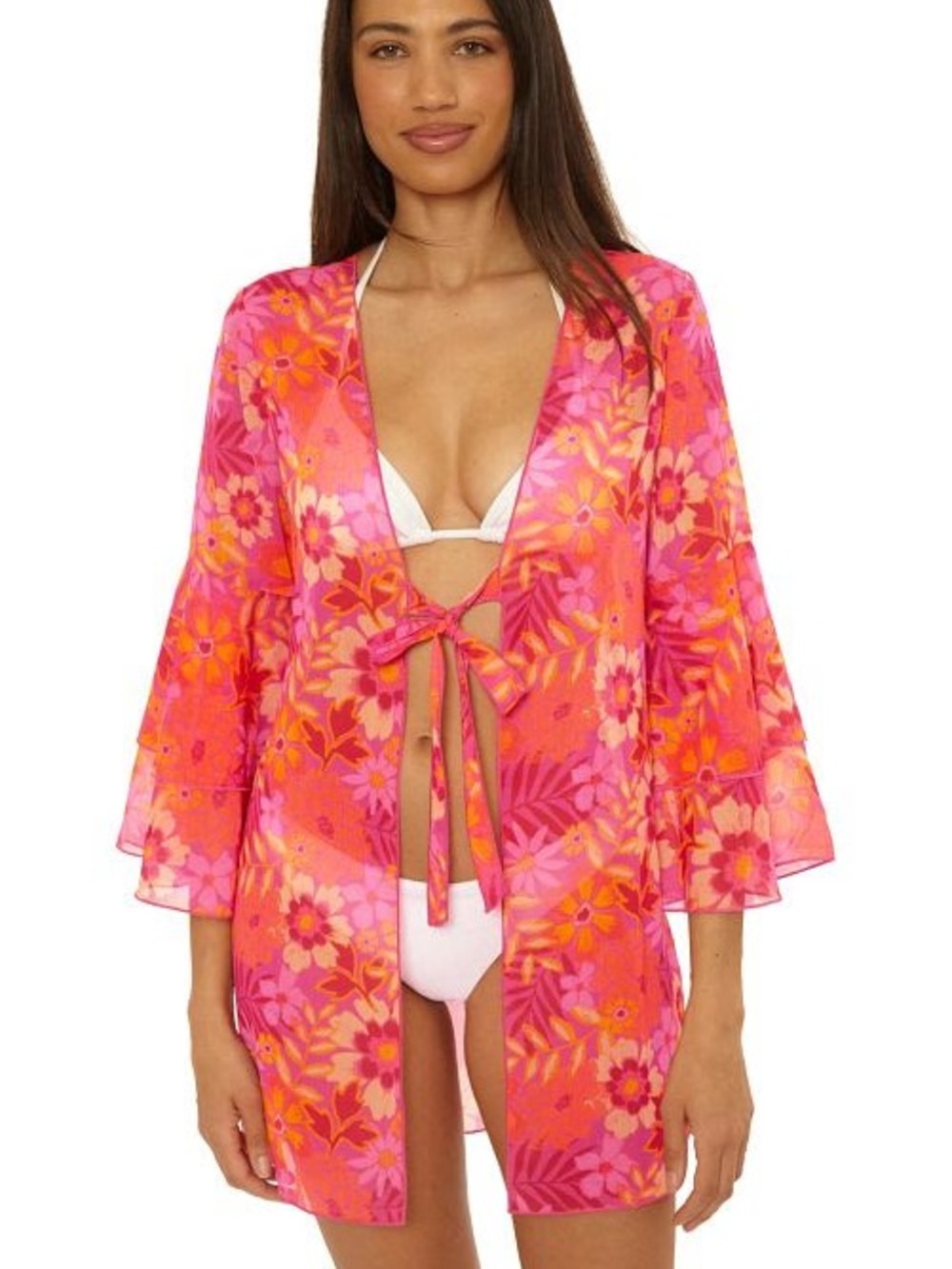 [Never Worn] BECCA BY REBECCA VIRTUE Copacabana Kimono Swim Coverup